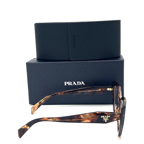 Prada PR 18WV 07R1O1 Caramel Tortoise / Demo Lens 52mm Eyeglasses - Picture 5 of 5